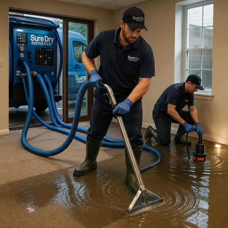 Water Extraction and Removal process in Kingsland, GA